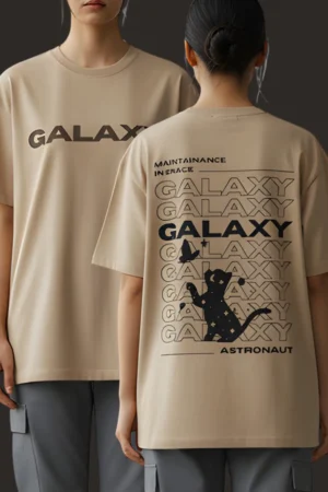 Galaxy Cat Oversized Tshirt