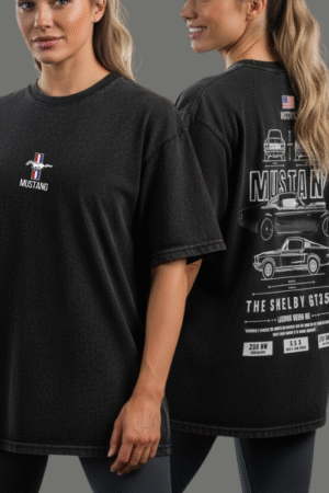 Car Lover Acidwash Oversized Tshirt