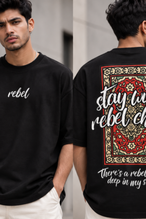 Stay Wild Boxy Fit Tshirt