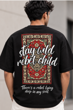 Stay Wild Boxy Fit Tshirt
